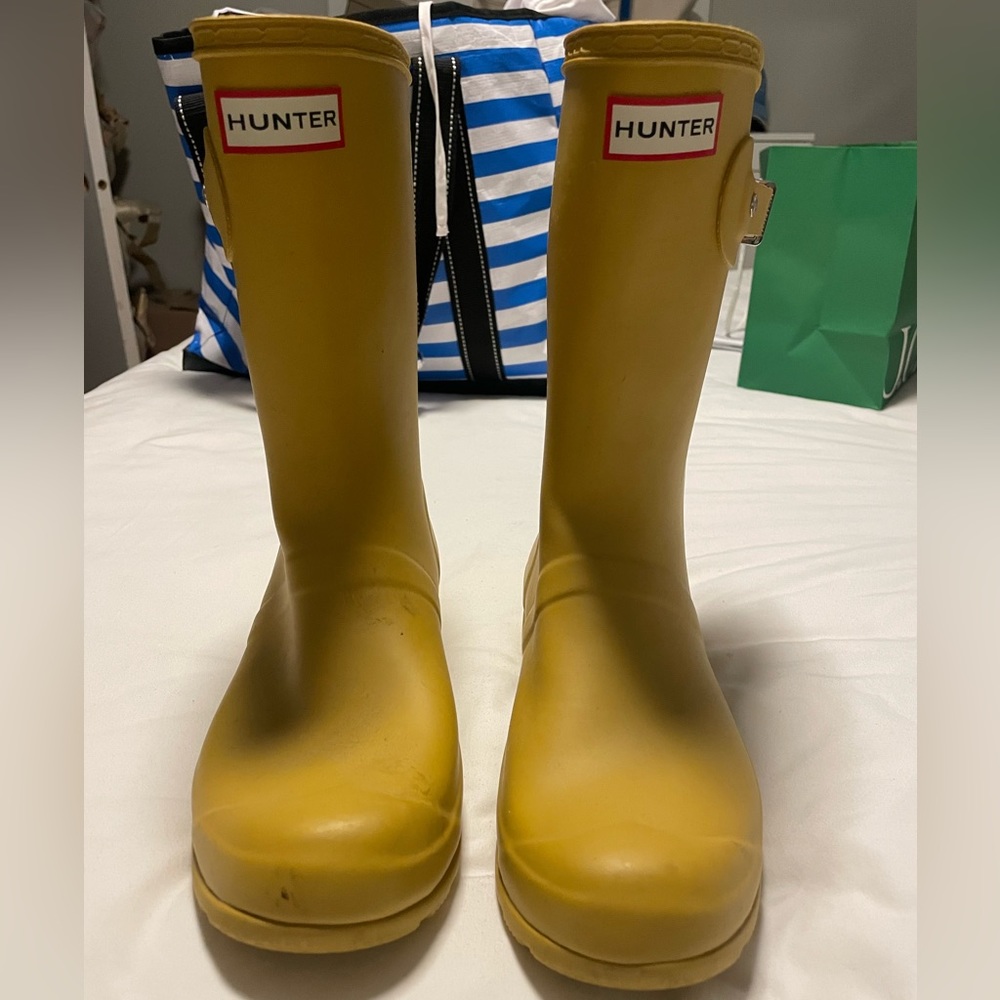 Hunter original short waterproof rain boots
